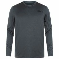 Hurley Mens H2O-Dri Easton Fastlane UPF Long Sleeve Surf Rashguard