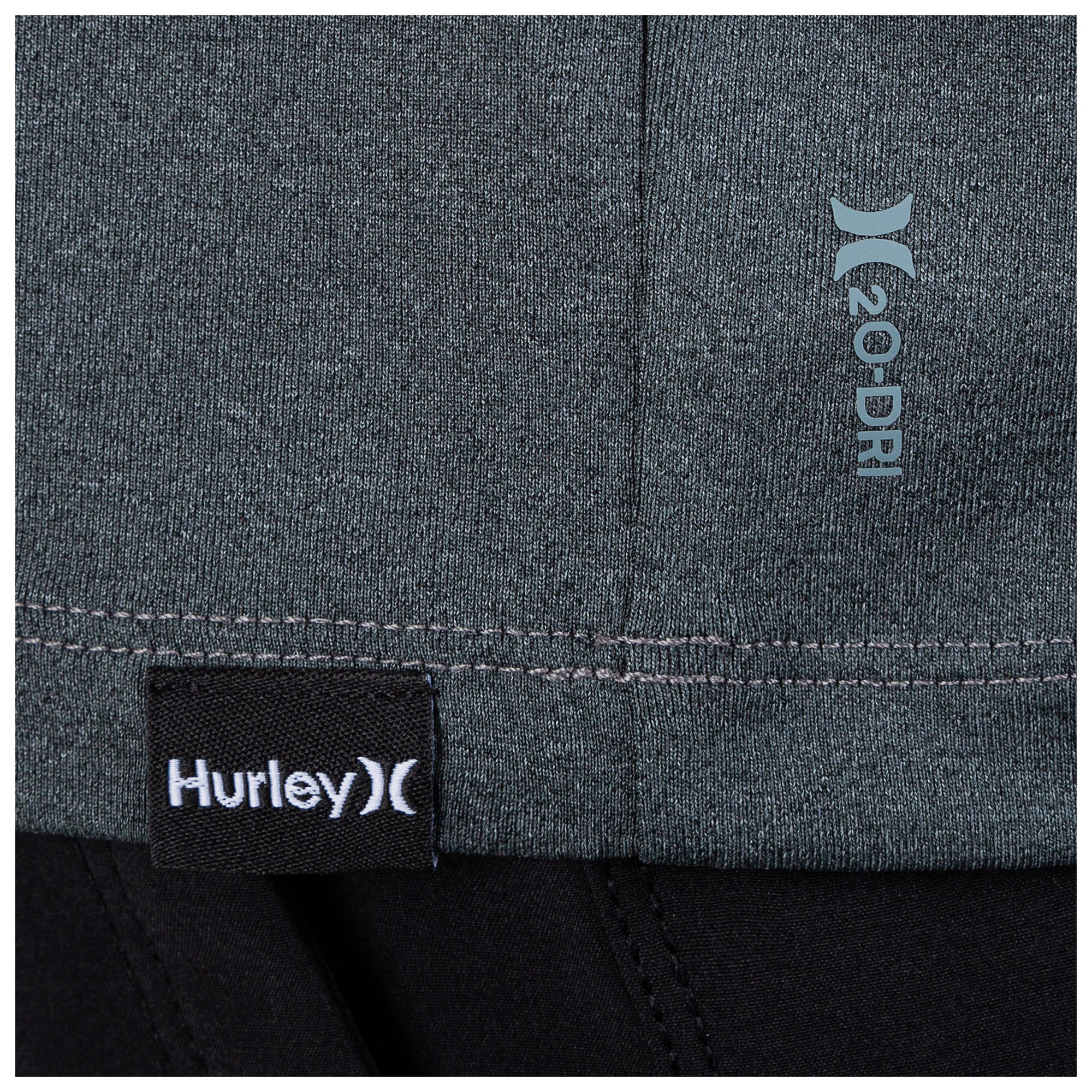 Hurley Mens H2O-Dri Easton Fastlane UPF Long Sleeve Surf Rashguard - Image 2