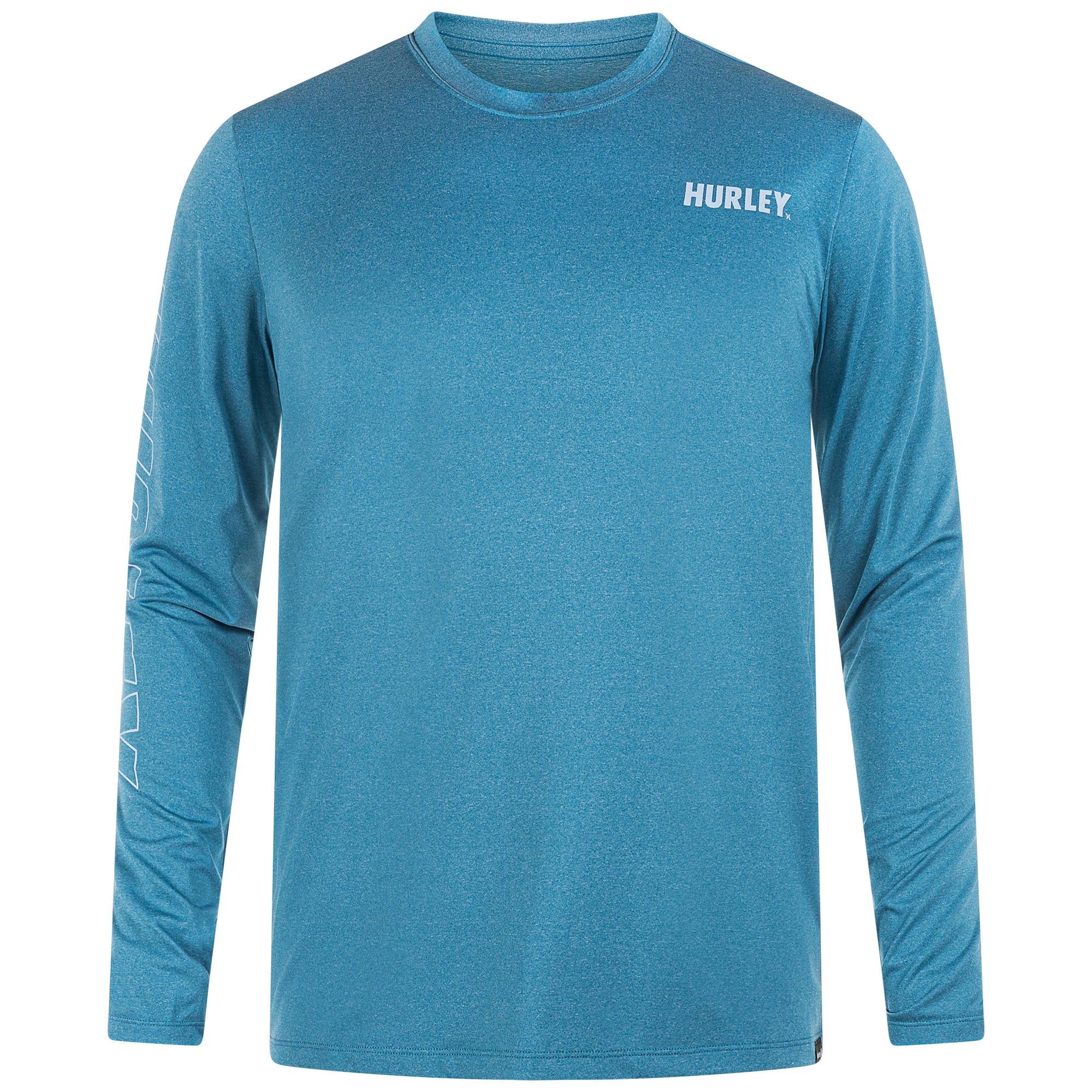 Hurley Mens H2O-Dri Easton Fastlane UPF Long Sleeve Surf Rashguard - Image 3