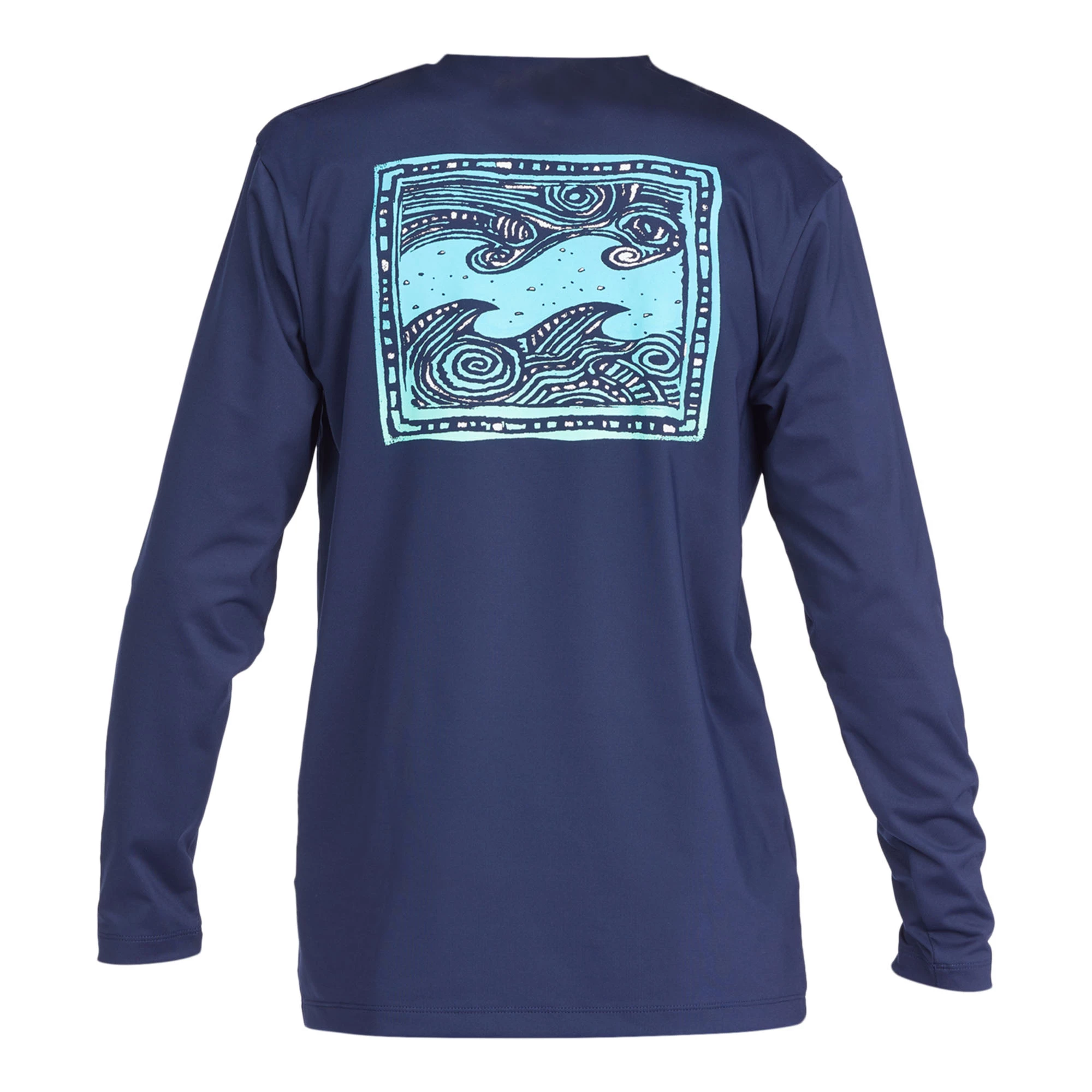 Billabong Boys Crayon Wave Loose Fit Long Sleeve Surf Rashguard - Image 3