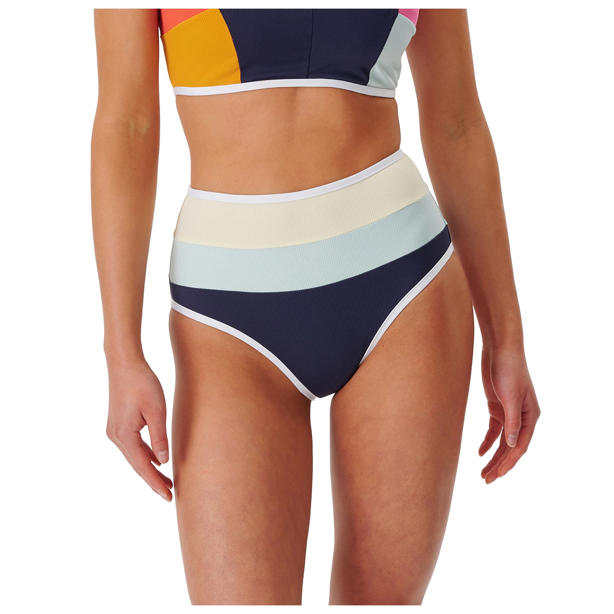 Rip Curl Womens Heat Wave Good Coverage High Rise Bikini Bottoms