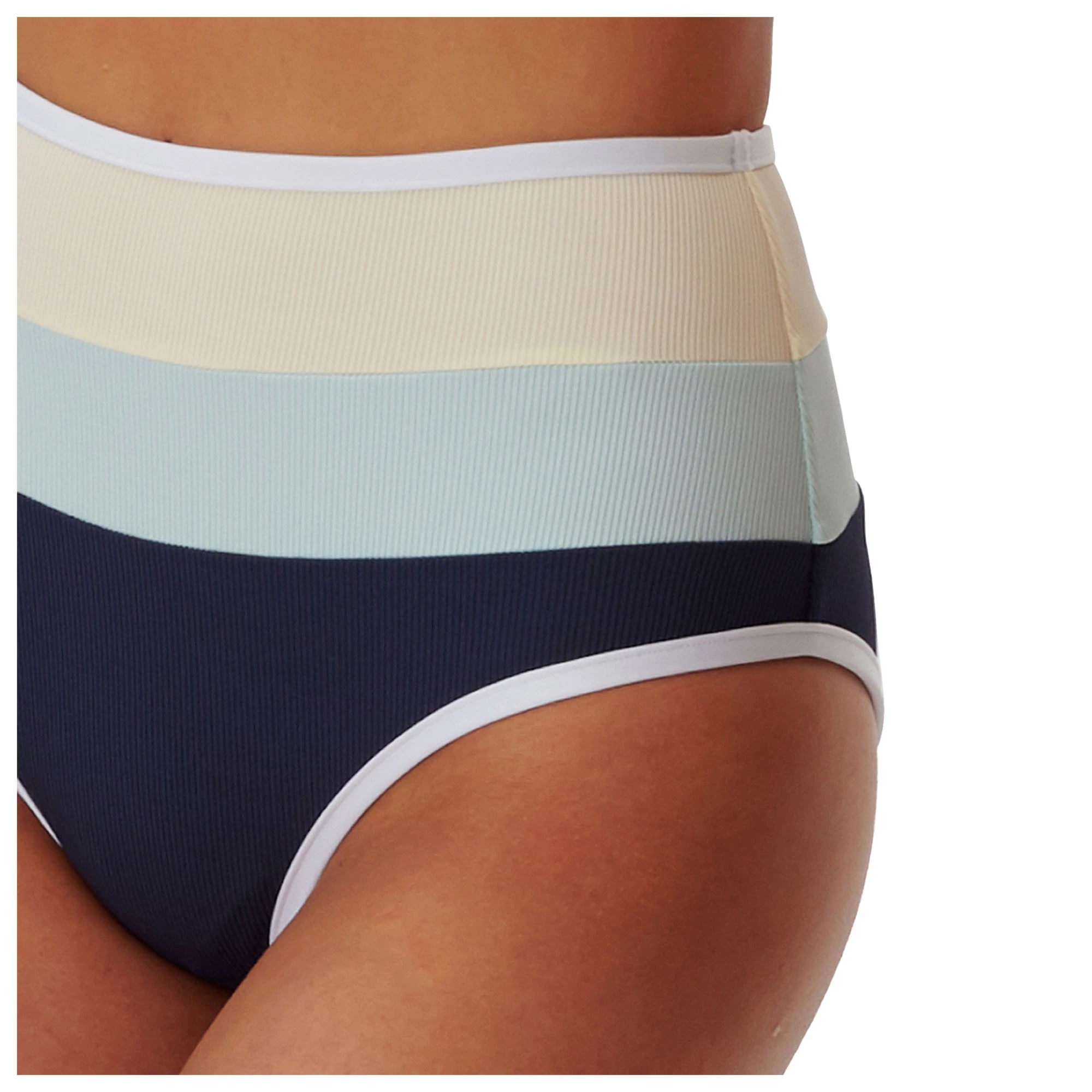Rip Curl Womens Heat Wave Good Coverage High Rise Bikini Bottoms - Image 3