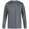 Hurley Mens Arm Bars Hybrid UPF+ Hooded Rashguard