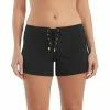 Helen Jon Womens 4" Lace-Up Boardshorts