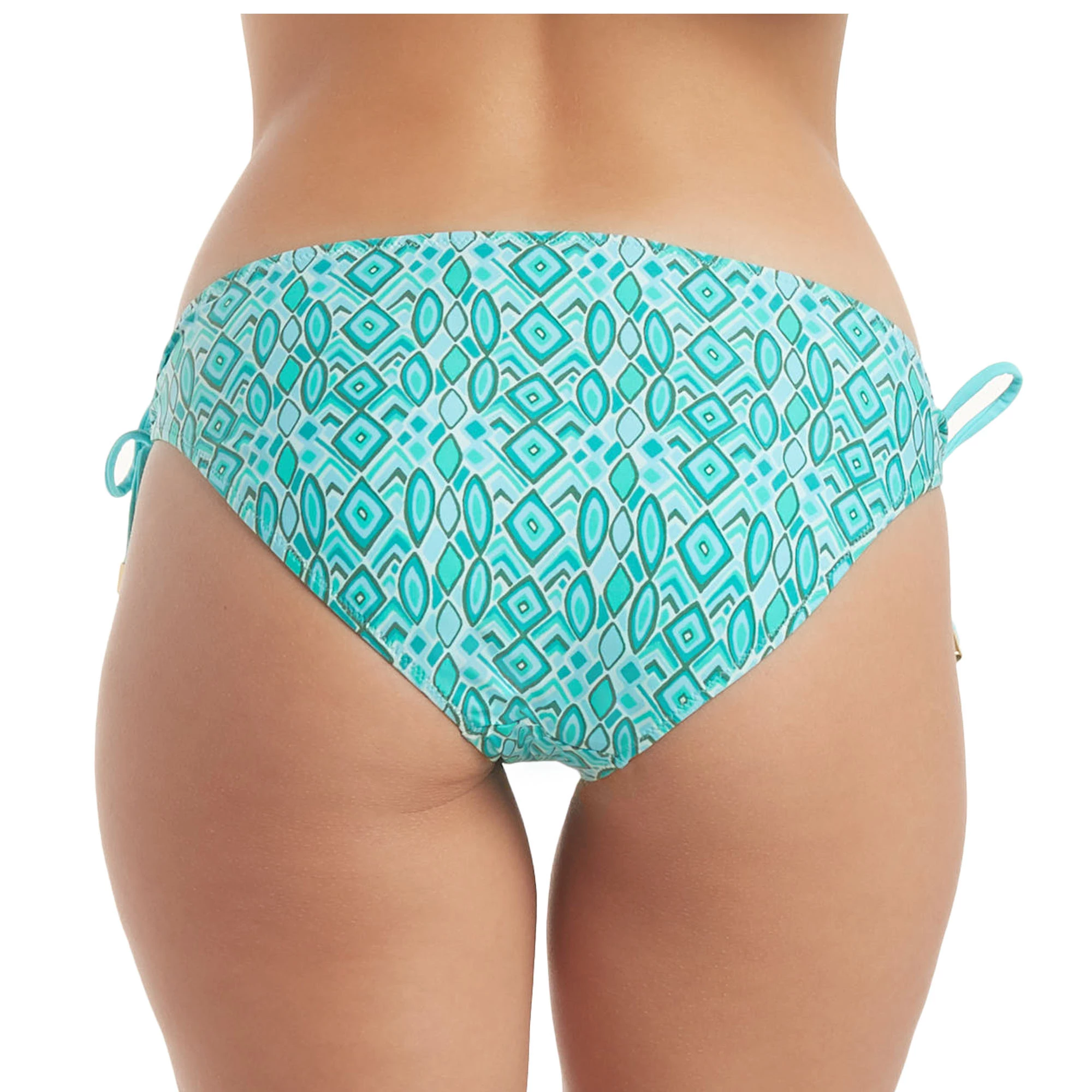 Helen Jon Womens Reversible Tunnel Side Hipster Bikini Bottoms - Printed - Image 2