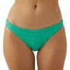 O'Neill ONeill Womens Saltwater Solids Textured Flamenco Cheeky Swim Bottom