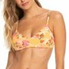 Roxy Womens Printed Beach Classics Athletic Bikini Top