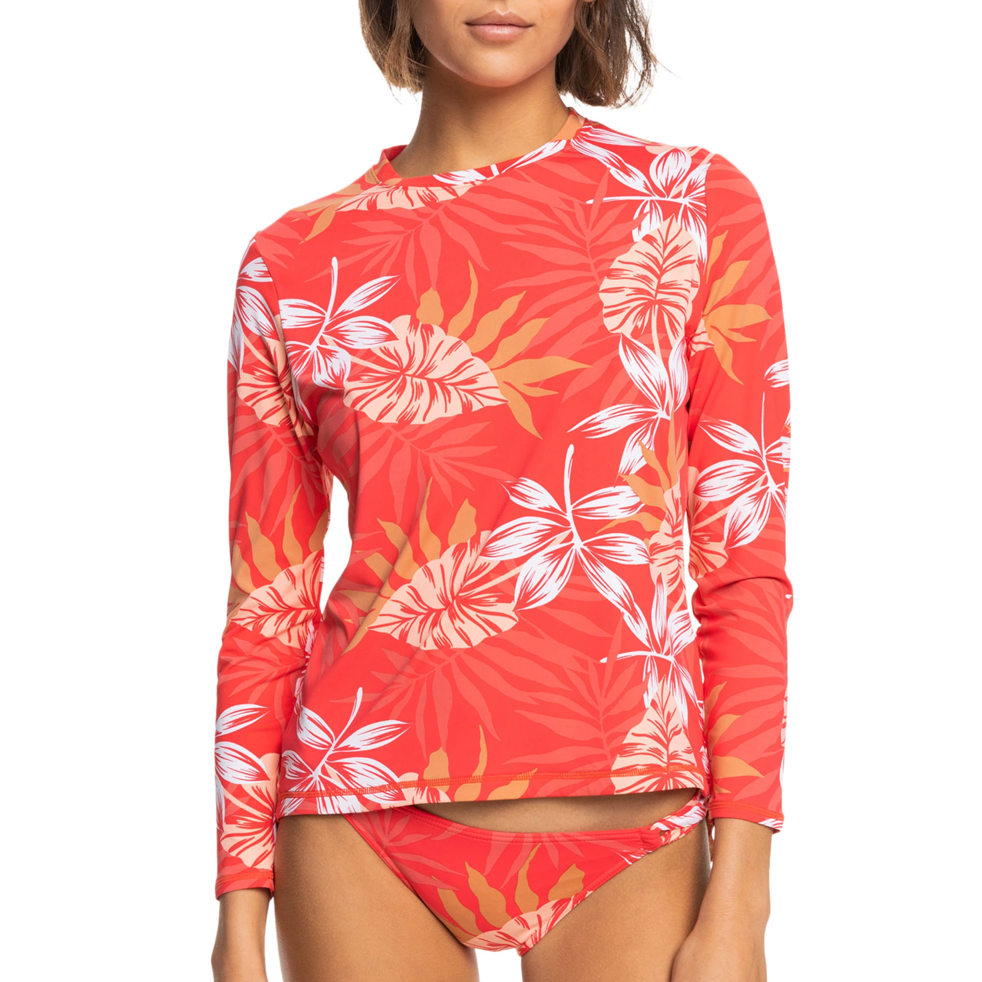 Roxy Womens Sea Skippin Printed Long Sleeve LYCRA® Rashguard