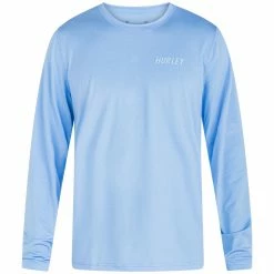 Hurley Mens Fastlane Hybrid UPF Long Sleeve T Shirt