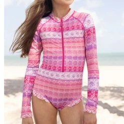Cabana Life Girls Napa One Piece Rashguard