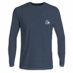 Quiksilver Mens Heritage Heather Long Sleeve UPF 50 Rashguard