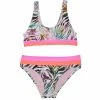 Beach Lingo Girls Animalia Bandeau And Hipster Bikini Set