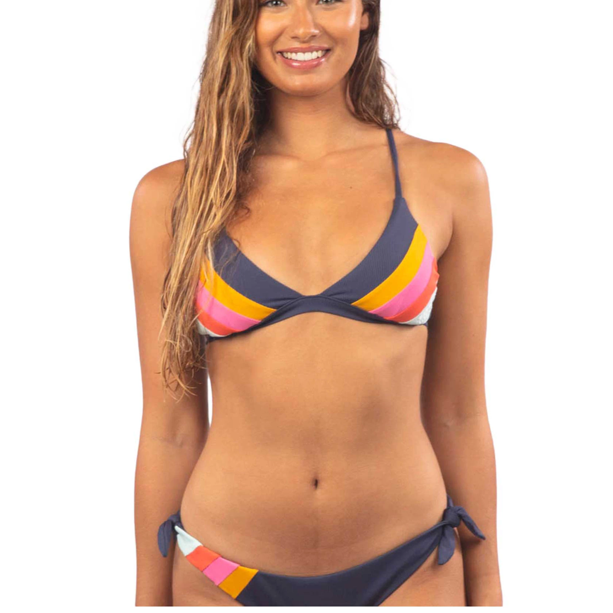 Rip Curl Womens Heat Wave Cross Back Tri Bikini Top