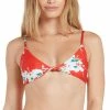 Volcom Womens Orchid You Not V Neck Bikini Top