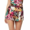 Bleu Rod Beattie Womens Skirted Hipster Cut Front Bikini Bottoms