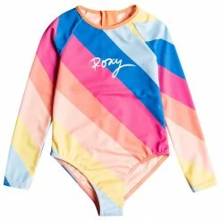 ROXY Girls Touch Of Rainbow Long Sleeve UPF 50 Rashguard