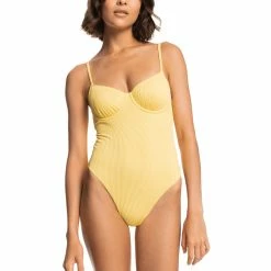 Roxy Womens Rib Roxy Love The Muse One Piece Swimsuit