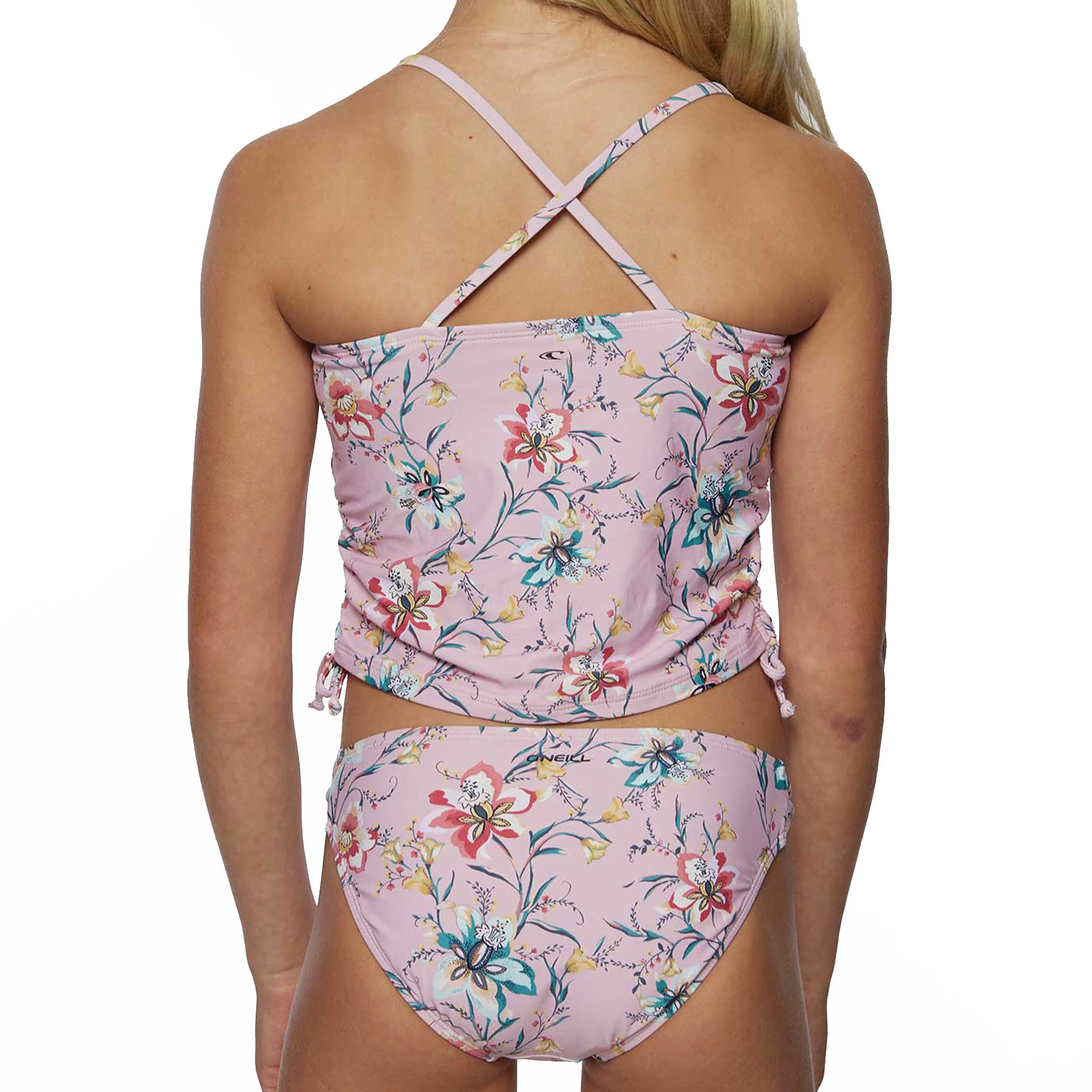 O'Neill ONeill Girls Sydney Floral Cinch Tankini Swim Set - Image 2