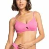 ROXY Womens Love The Cross Step Bralette Bikini Top