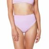 Sanctuary Womens Banded High Leg High Rise Bikini Bottoms
