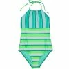 Beach Lingo Girls Soda Shop High Neck One Piece Swimsuit