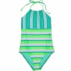 Beach Lingo Girls Soda Shop High Neck One Piece Swimsuit