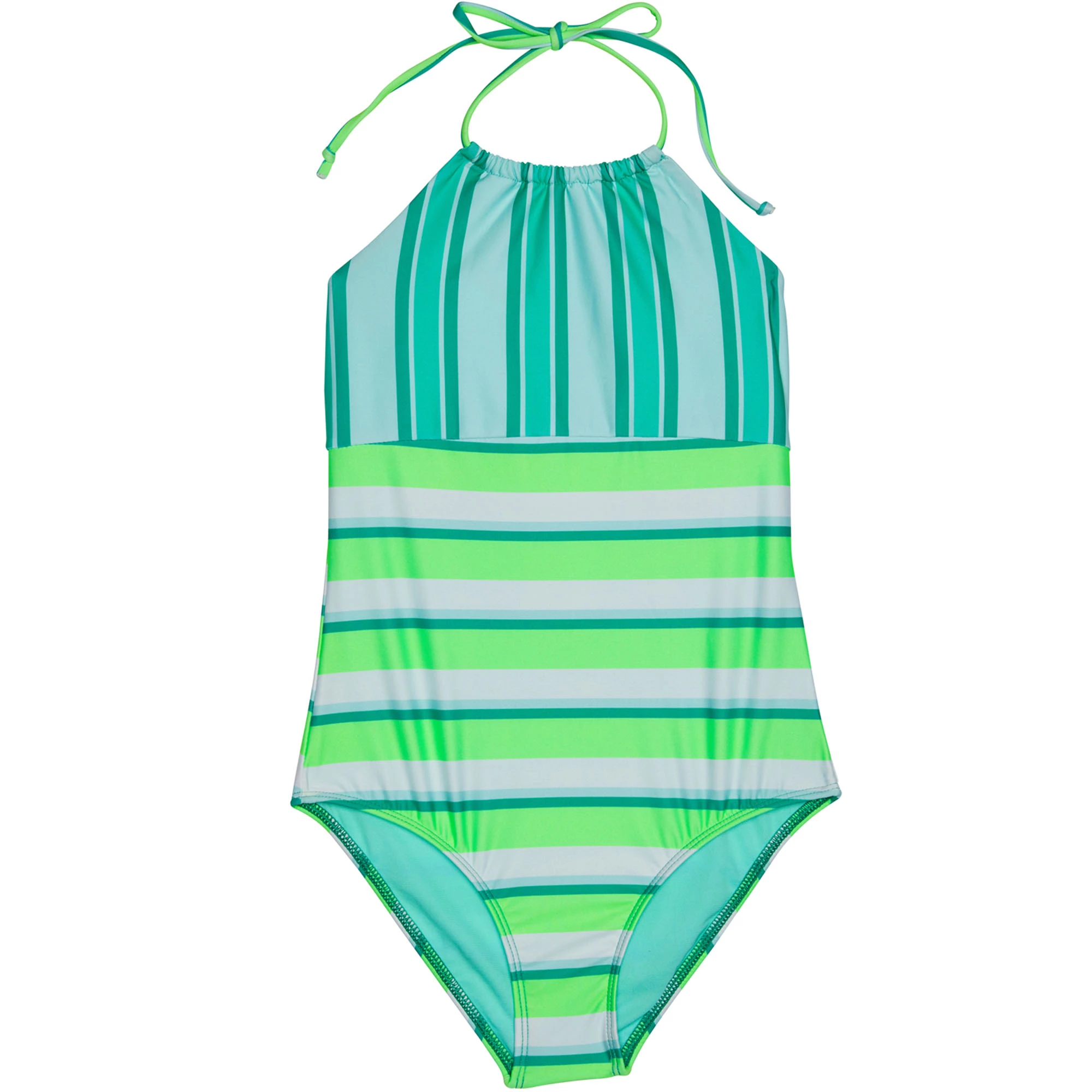 Beach Lingo Girls Soda Shop High Neck One Piece Swimsuit