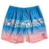 Quiksilver Mens Word Block Volley 17" Boardshorts