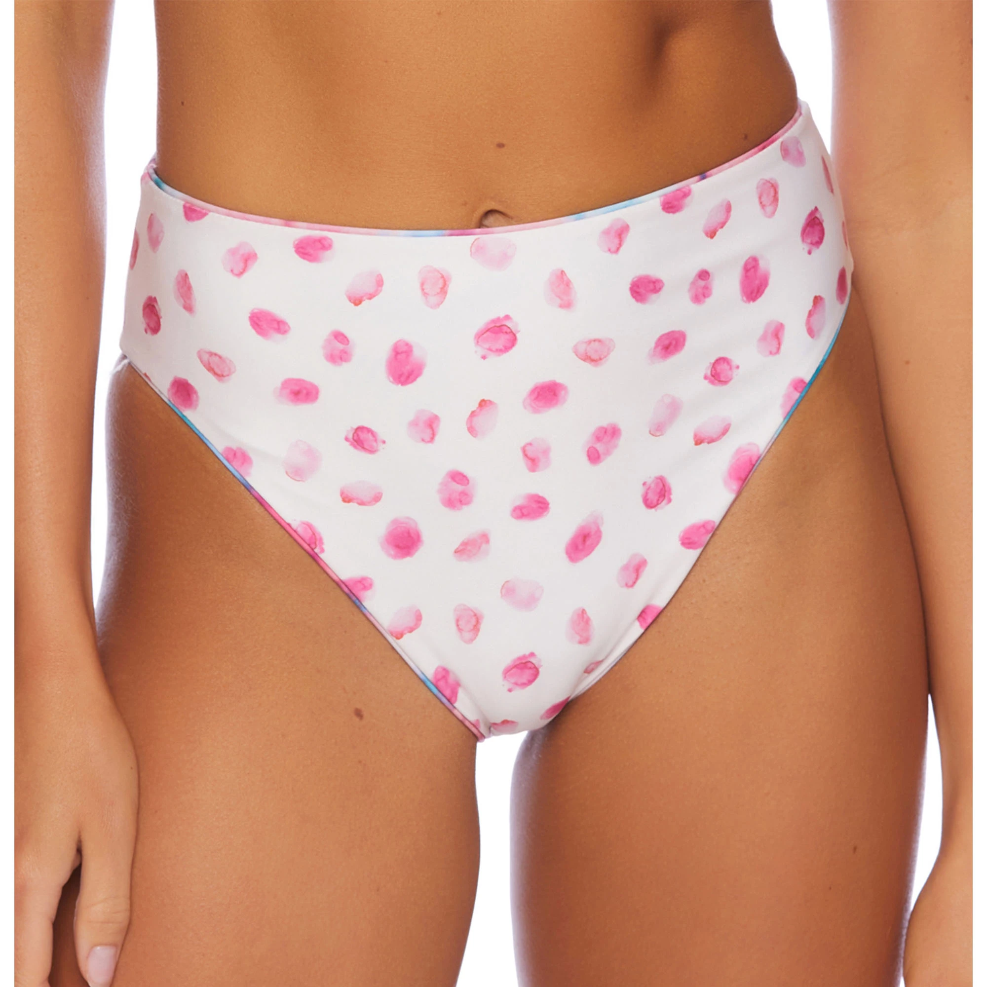 Splendid Womens Twist Of Fate Reversible High Waist Bikini Bottoms - Image 3