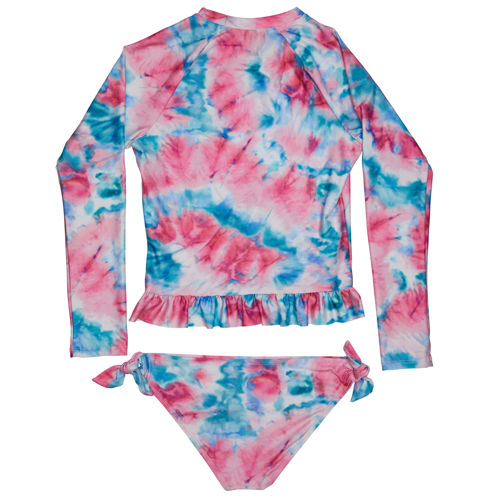 Splendid Girls Twist Of Fate Long Sleeve Ruffle Rashguard Set - Image 2