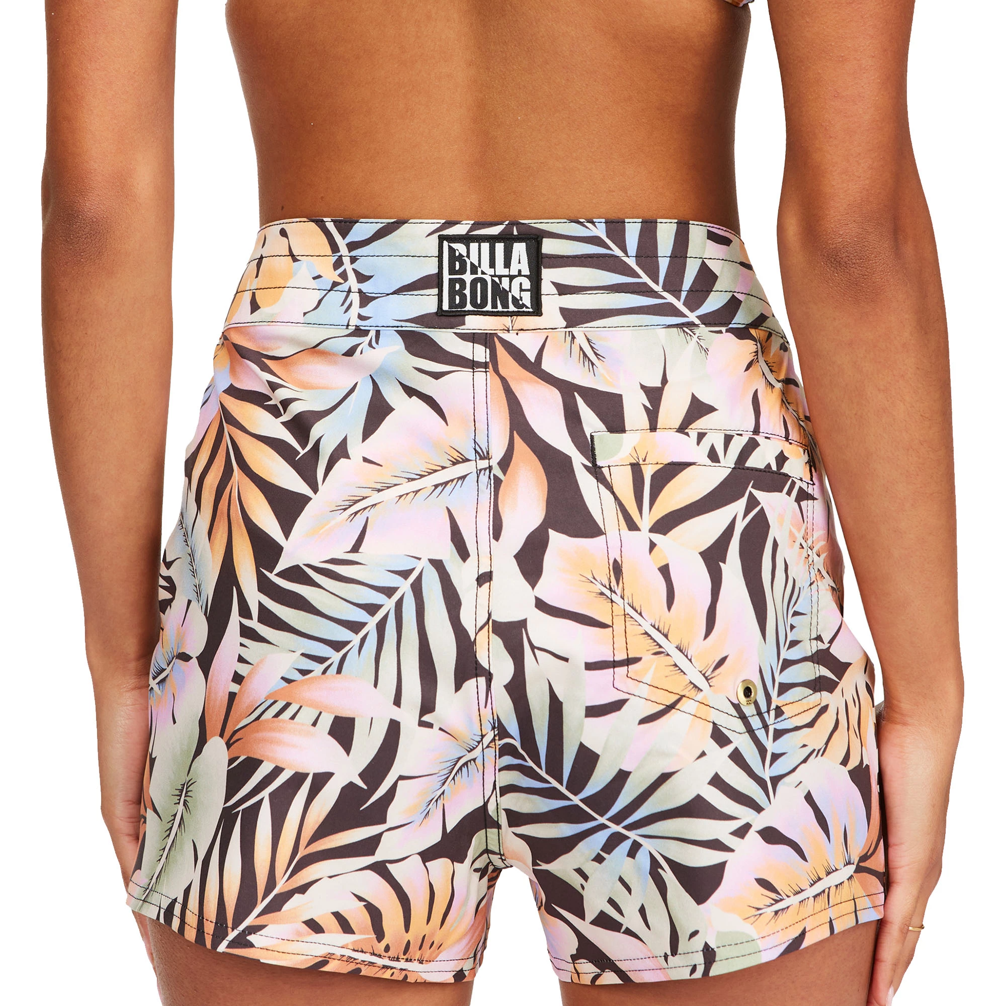 Billabong Womens Postcards From Paradise Lace-Up Boardshorts - Image 2