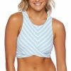 Splendid Womens Horizon Line Highneck Bikini Top