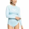 ROXY Womens Whole Hearted Pullover UPF 50 Long Sleeve Rashguard