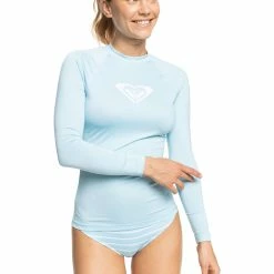 ROXY Womens Whole Hearted Pullover UPF 50 Long Sleeve Rashguard