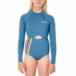 Rip Curl Girls Surf Revival Long Sleeve One Piece