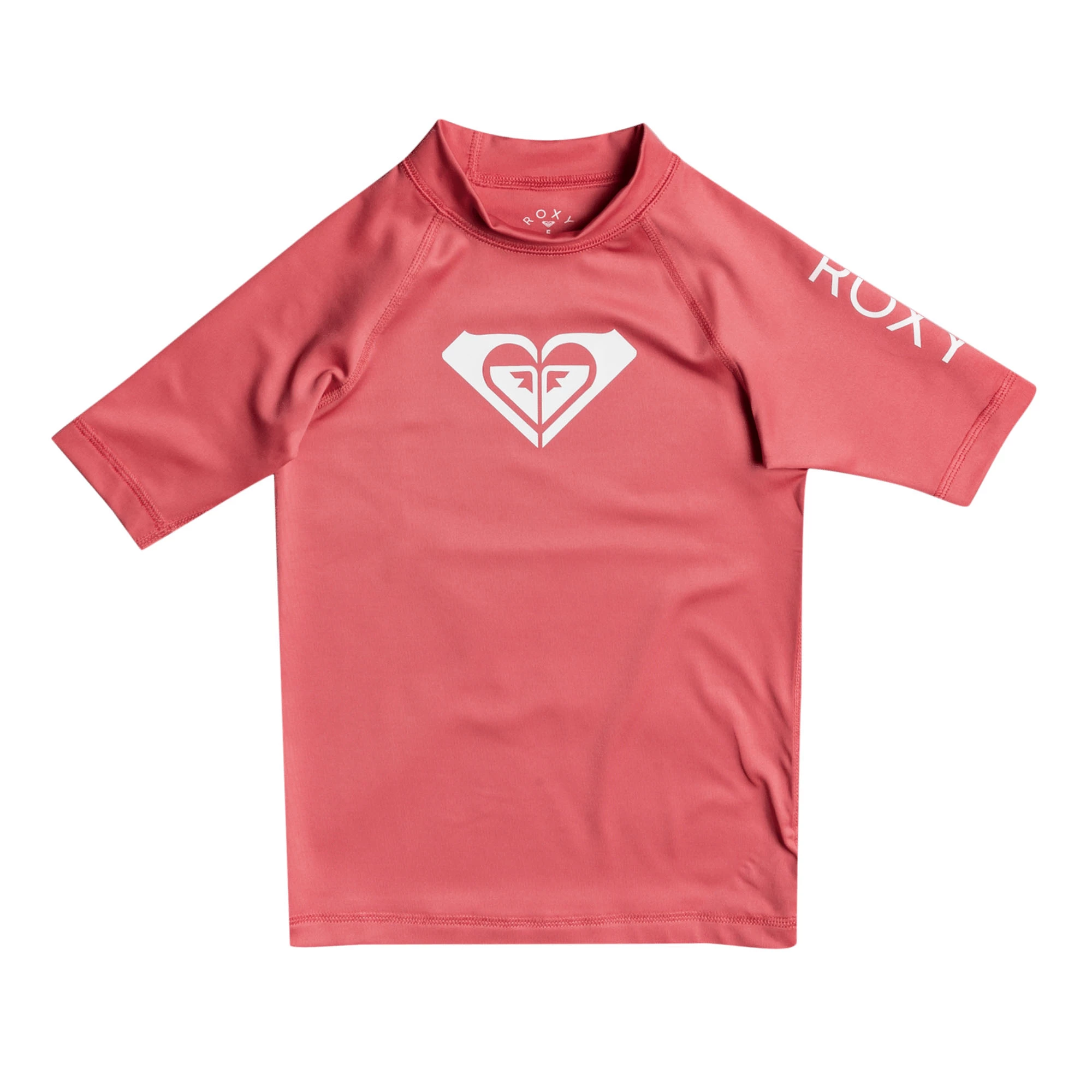 ROXY Toddler Girl's Whole Hearted Short Sleeve Rashguard