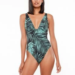 Sanctuary Women's Palmetto Paradise Over The Shoulder Swimsuit