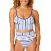 Next By Athena Women's Cascade Longline Bra Swim Top