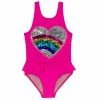 Beach Lingo Toddler Girl's Glitterati Sequin Patch One Piece Swimsuit