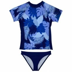 Splendid Girl's Party Palm Rashguard Set