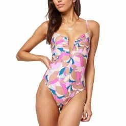 L*Space Womens Roxanne One Piece Swimsuit
